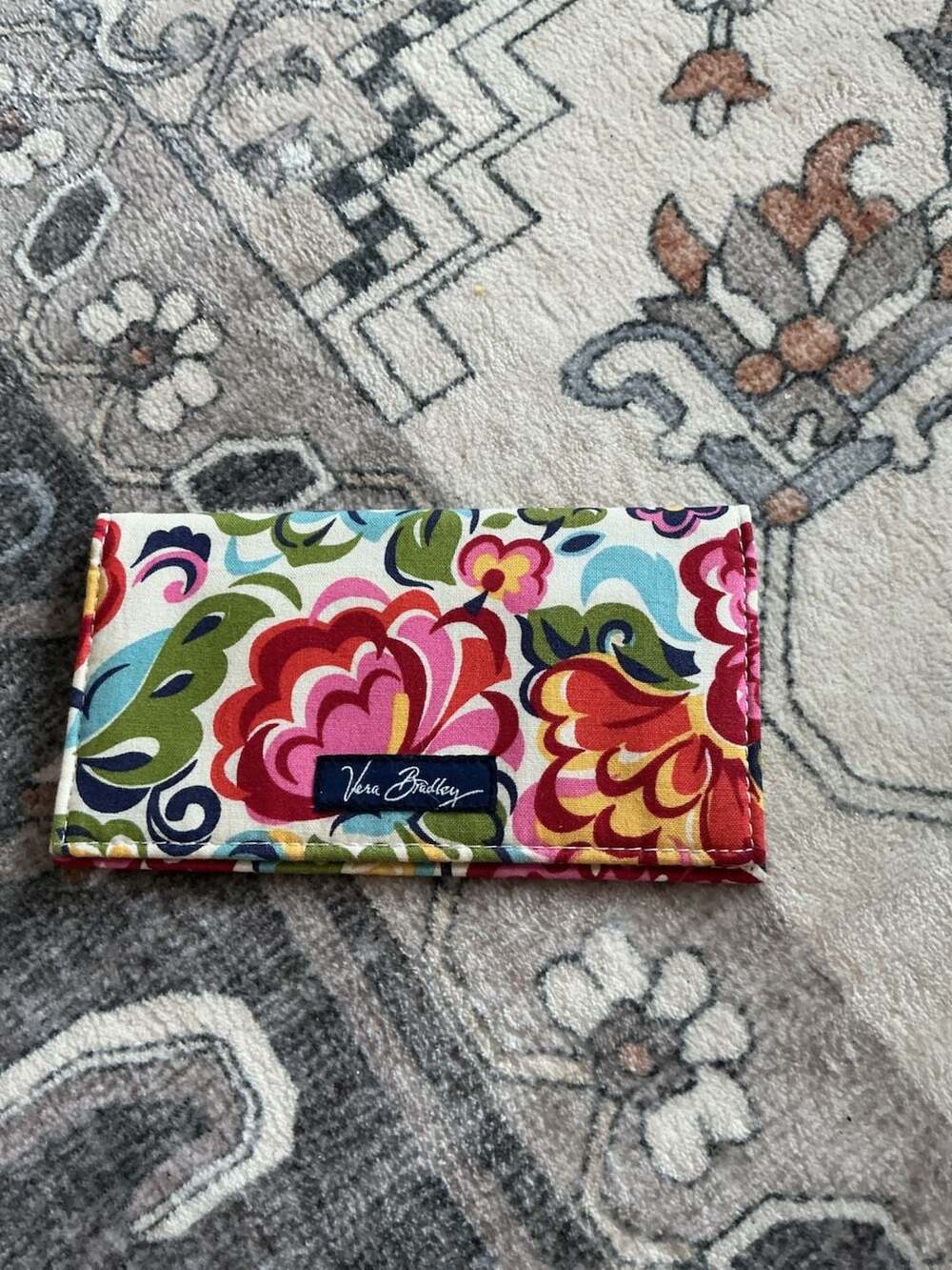 Vera Bradley Hope Garden Pattern checkbook cover  Wallet